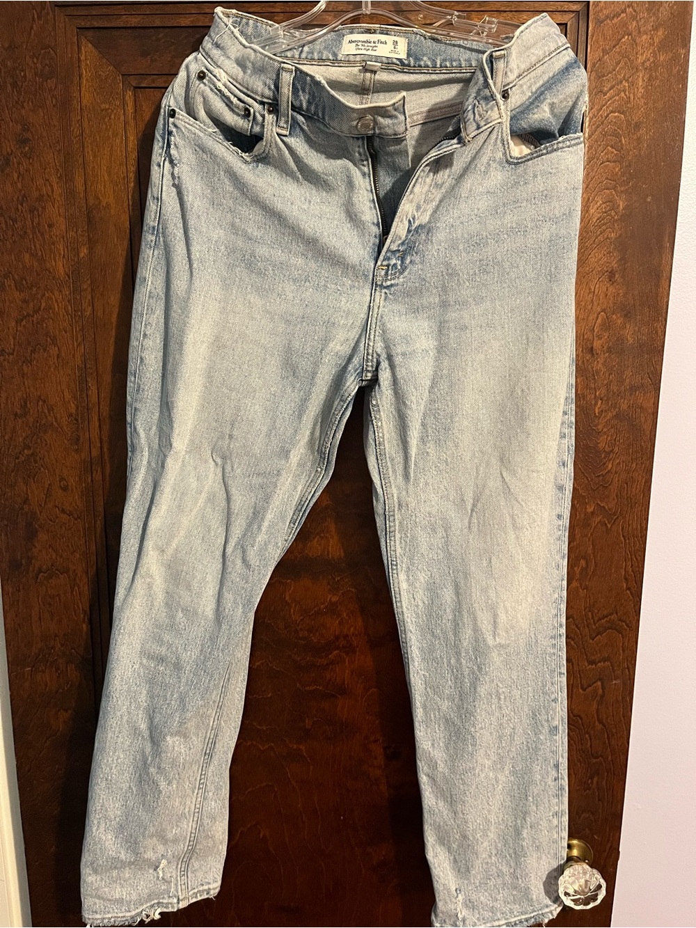 Abercrombie & Fitch Light Blue Boyfriend Jeans